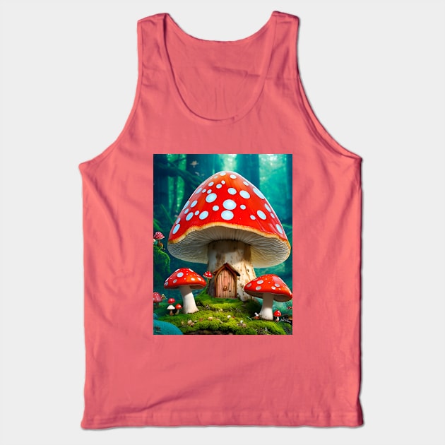 Fantasy Mushroom Art Tank Top by NeilGlover